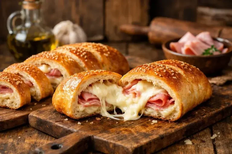 pão recheado fácil