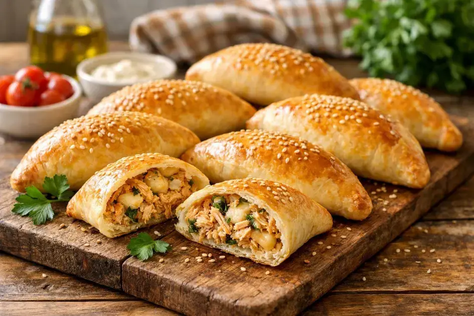 pastel caseiro assado