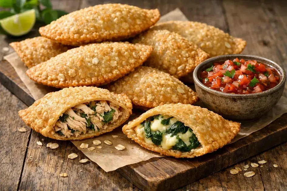 pastel com farinha de aveia