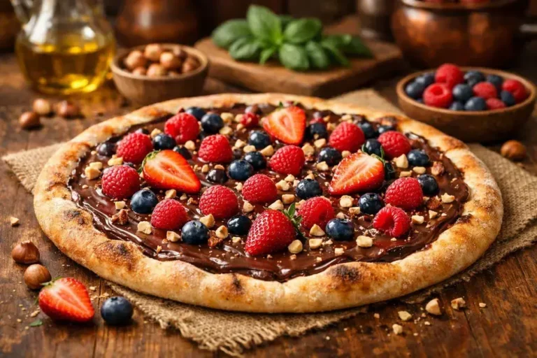 Pizza de chocolate