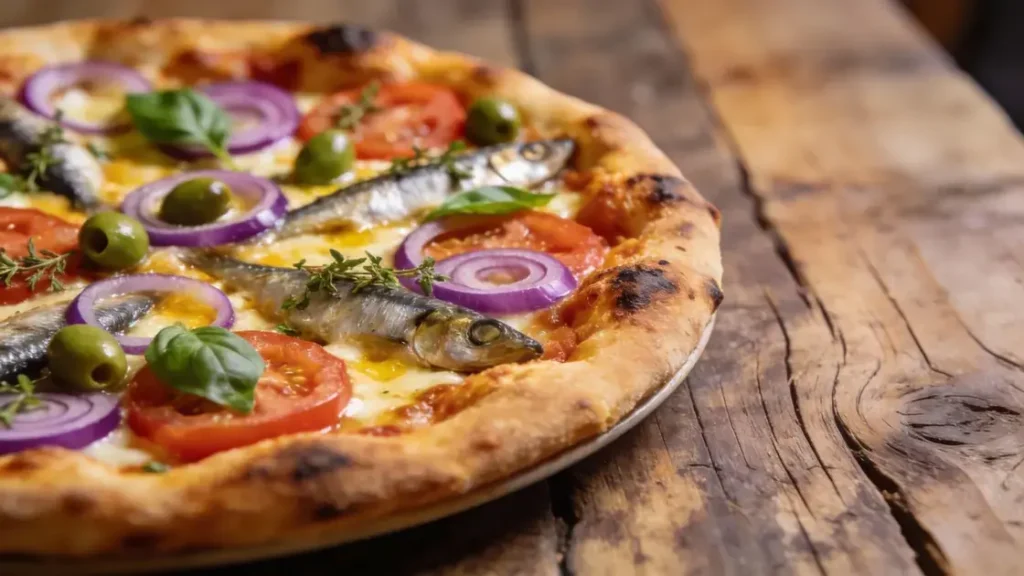 pizza de liquidificador de sardinha