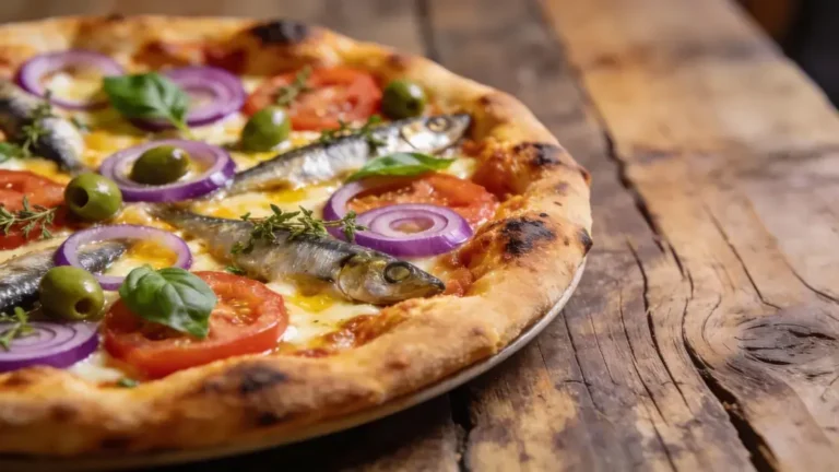 pizza de liquidificador de sardinha