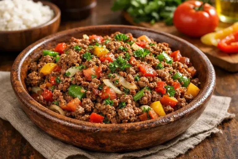 Receita de carne moída