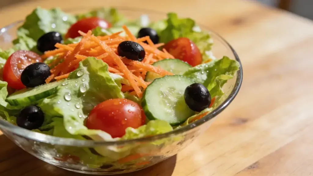 Receita de salada simples