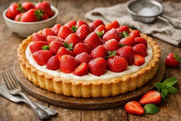 Receita de torta de morango