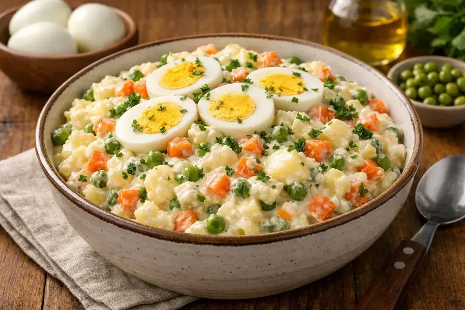 Salada de batata com maionese