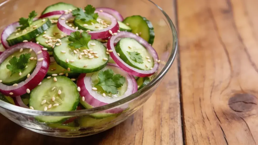 salada de pepino