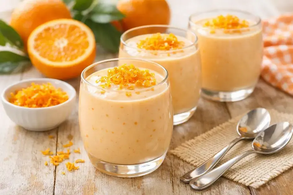 Sobremesa de laranja