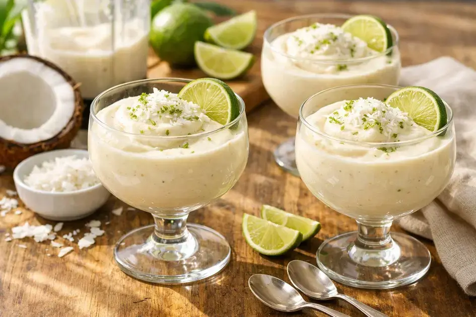 sobremesa de liquidificador gelada