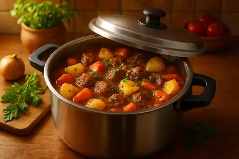 carne de panela de pressão