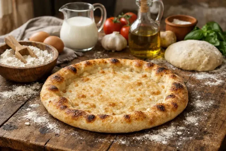 massa de pizza simples de liquidificador