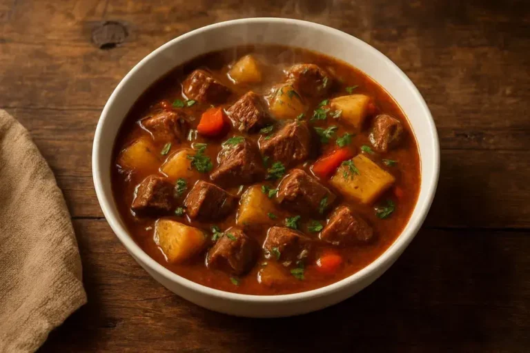 Receita de carne e batata