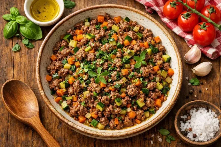 Receita de carne moída diferente