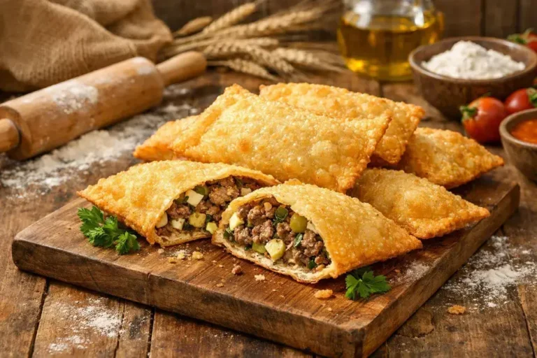 Receita de pastel caseiro frito simples