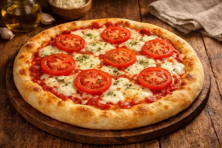 Receita de pizza simples deliciosa