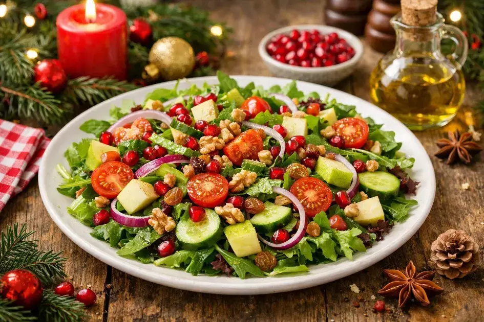 salada de natal