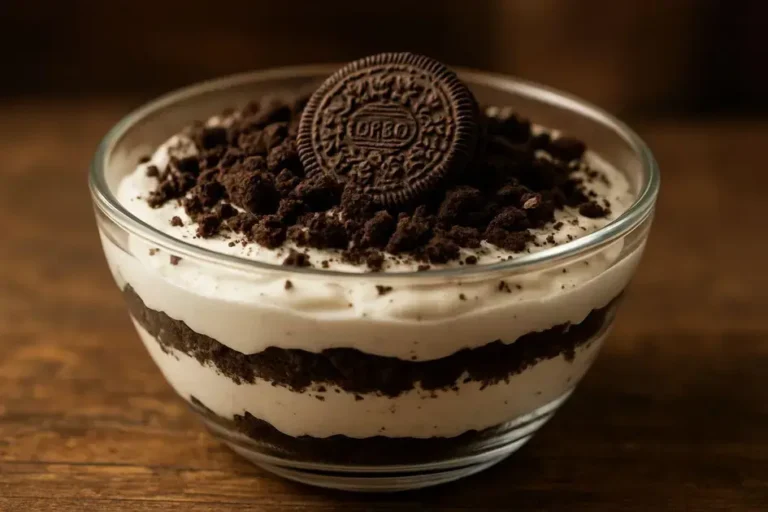 Sobremesa de oreo