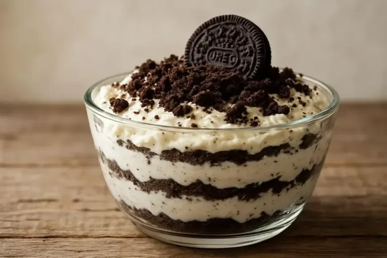 Sobremesa de oreo com 3 ingredientes