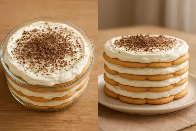 torta de bolacha com nata