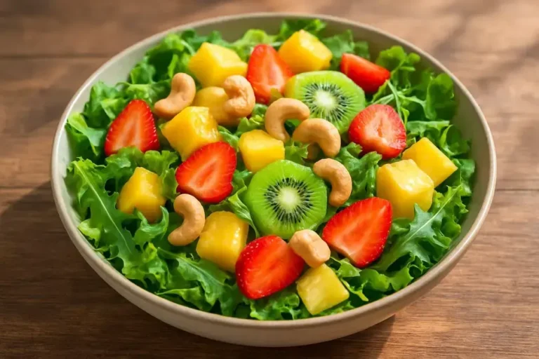 Salada tropical com frutas