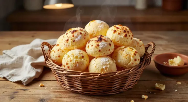 Pão de queijo no liquidificador