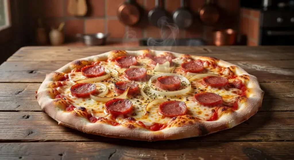 pizza de calabresa simples