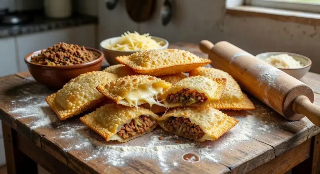 Receita de pastel de feira 1 kg de farinha