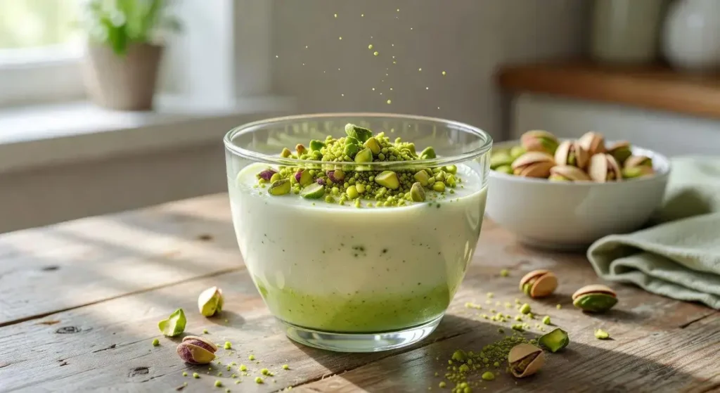 Sobremesa de pistache