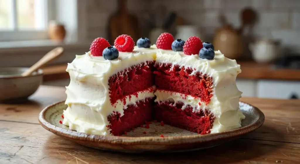 bolo red velvet fácil