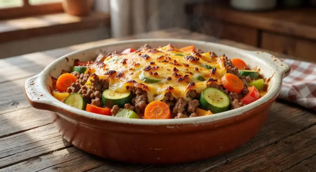 carne moída no forno