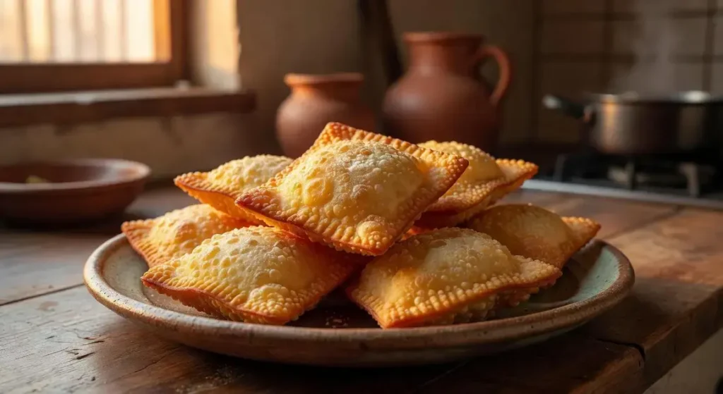 massa de salgado frito