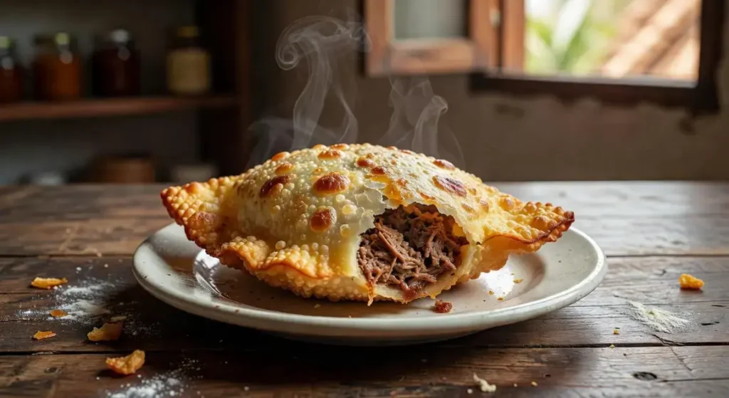 pastel de feira delicioso