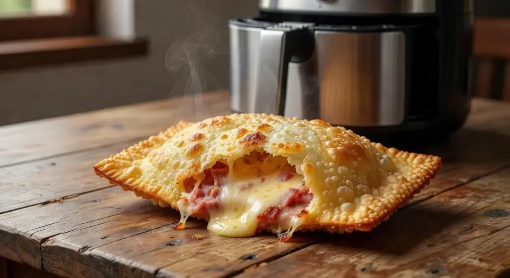 pastel de massa pronta na airfryer
