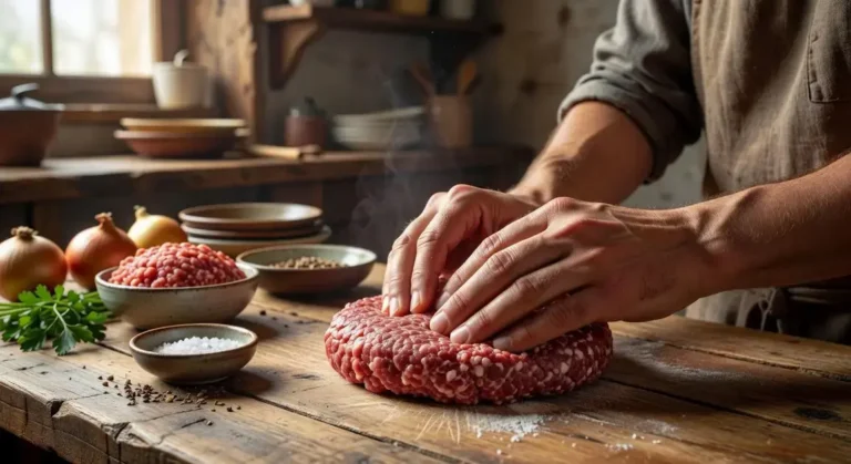 Receita de carne para hambúrguer