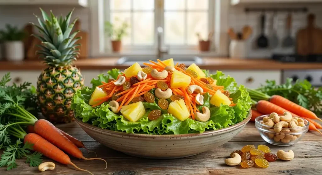 salada agridoce simples