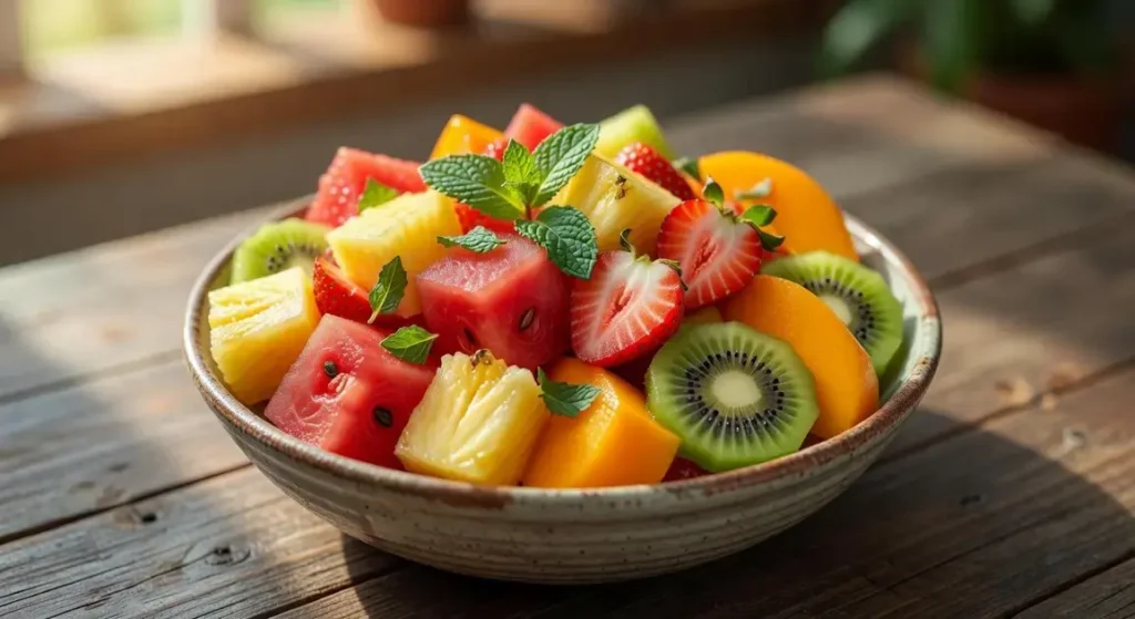 Salada com frutas