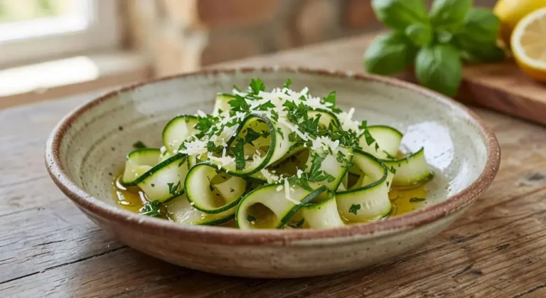 salada de abobrinha crua