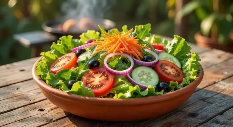 salada para acompanhar churrasco